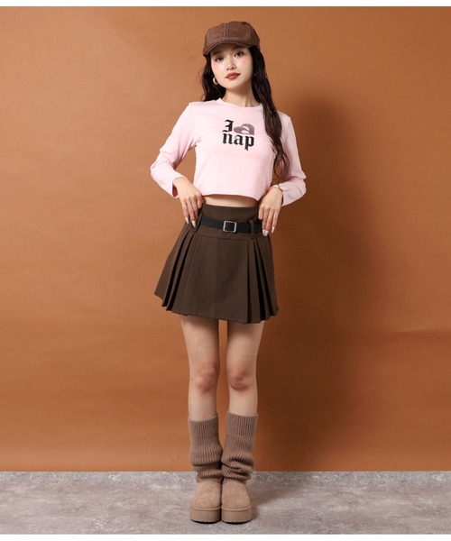 ANAP(アナップ)の「I LOVE anap ラインストーン プリント ロンT(Tシャツ/カットソー・レディース・ホワイト/ピンク/ブラック・F)」の18枚目の写真