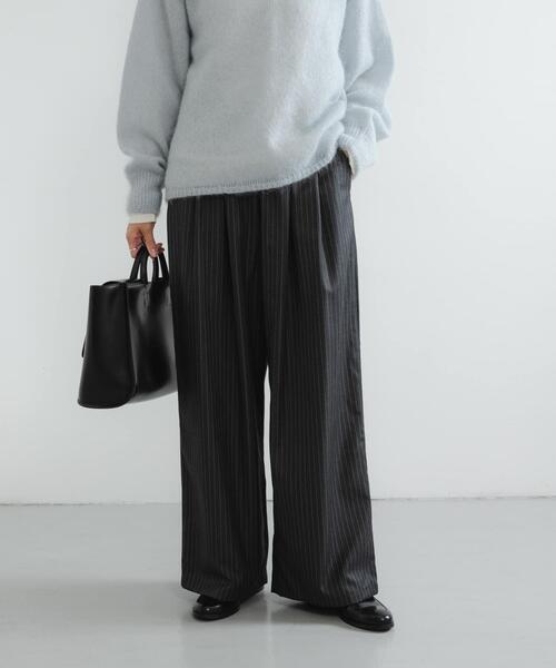 セール】『3サイズ展開』『イージーケア』 ウール混タックギャザー