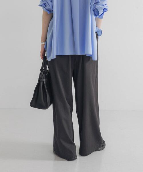 URBAN RESEARCH(アーバンリサーチ)の「『3サイズ展開』『イージーケア』 ウール混タックギャザーストレートパンツ(その他パンツ・レディース・ブラック/チャコールグレー/ベージュ/その他2/その他1・36/40/38)」の11枚目の写真