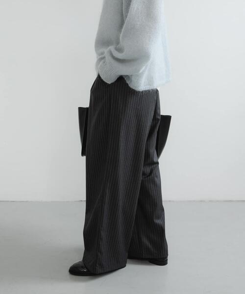 セール】『3サイズ展開』『イージーケア』 ウール混タックギャザー