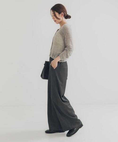 セール】『3サイズ展開』『イージーケア』 ウール混タックギャザー