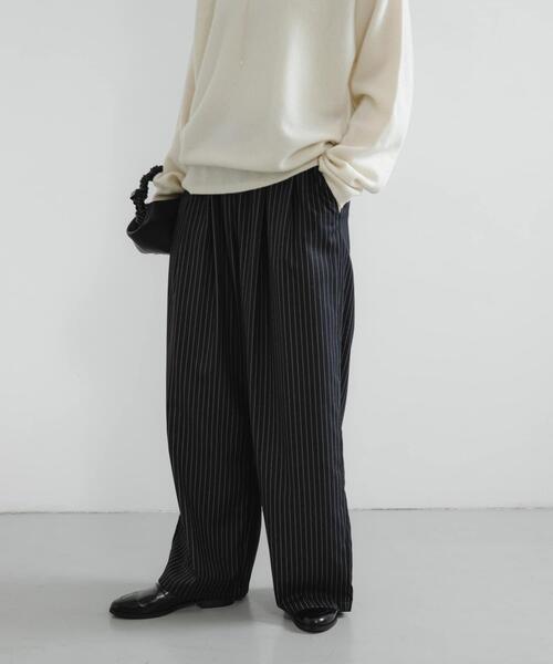 セール】『3サイズ展開』『イージーケア』 ウール混タックギャザー