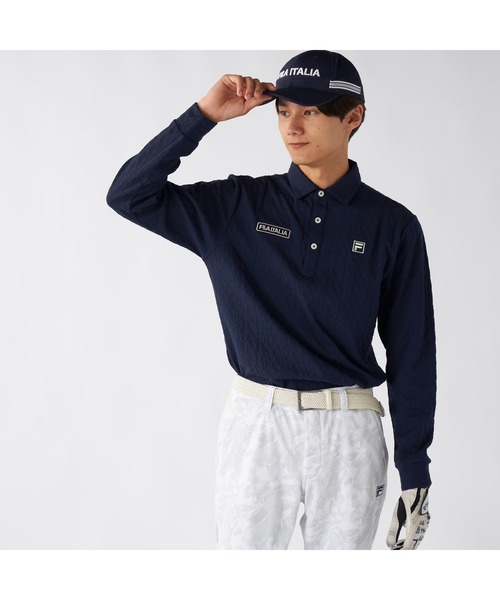 セール】FILA GOLF フィラゴルフ ゴルフウェア ワンポイント ロゴ 長袖