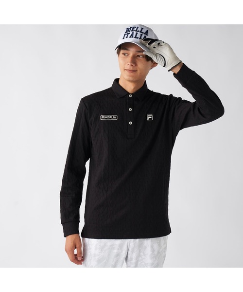 FILA GOLF フィラゴルフ ゴルフウェア ワンポイント ロゴ 長袖 UV