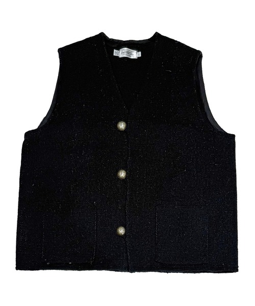 美品❗️TRUJILLO'S トゥルフィリオス チマヨベスト ALL BLACK TRUJILLO'S トルフィリオス チマヨ ラグ ベスト”スタンダードV