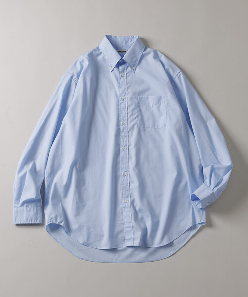 FREAK'S STORE(フリークスストア)の「100双 ブロード ボタンダウンシャツ(シャツ/ブラウス・メンズ・ライトグレー/サックスブルー/その他13・MEDIUM/LARGE)」の2枚目の写真