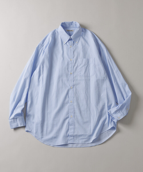 FREAK'S STORE(フリークスストア)の「100双 ブロード ボタンダウンシャツ(シャツ/ブラウス・メンズ・ライトグレー/サックスブルー/その他13・MEDIUM/LARGE)」の10枚目の写真