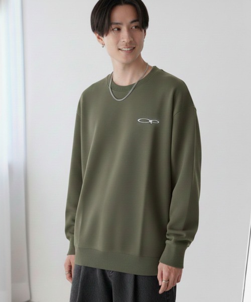 Ocean Pacific(オーシャンパシフィック)の「Ocean Pacific オーシャンパシフィック 軽量 裏起毛 クルーネック スウェット トレーナー(スウェット・メンズ・杢グレー/ブラック/カーキ・M/L/LL)」の3枚目の写真