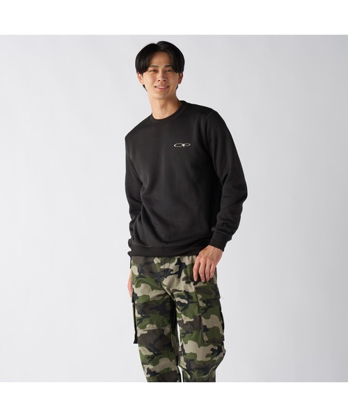 Ocean Pacific(オーシャンパシフィック)の「Ocean Pacific オーシャンパシフィック 軽量 裏起毛 クルーネック スウェット トレーナー(スウェット・メンズ・杢グレー/ブラック/カーキ・M/L/LL)」の6枚目の写真