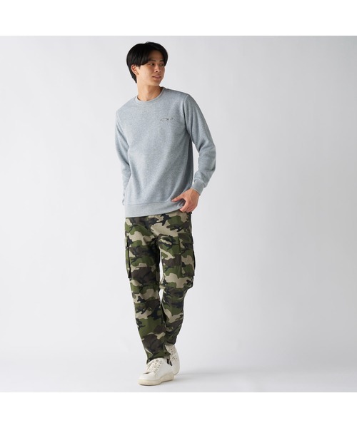 Ocean Pacific(オーシャンパシフィック)の「Ocean Pacific オーシャンパシフィック 軽量 裏起毛 クルーネック スウェット トレーナー(スウェット・メンズ・杢グレー/ブラック/カーキ・M/L/LL)」の16枚目の写真