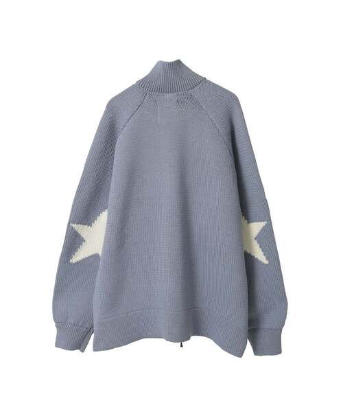 CONVERSE TOKYO(コンバーストウキョウ)の「STAR★ FRINGE COWICHAN CARDIGAN(ニット/セーター・レディース・ネイビー/アイボリー/サックスブルー/ブラック・SMALL/MEDIUM)」の16枚目の写真