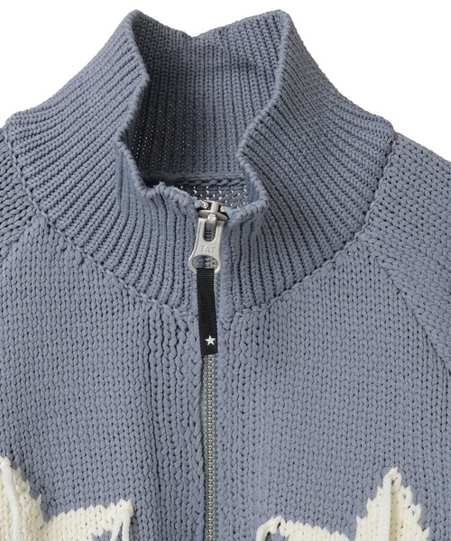 CONVERSE TOKYO(コンバーストウキョウ)の「STAR★ FRINGE COWICHAN CARDIGAN(ニット/セーター・レディース・ネイビー/アイボリー/サックスブルー/ブラック・SMALL/MEDIUM)」の17枚目の写真
