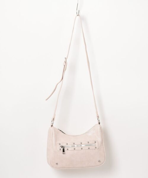 frunco(フランコ)の「2wayスタッズBAG(ショルダーバッグ・レディース・ブラック/ホワイト/ブラウン・FREE)」の1枚目の写真