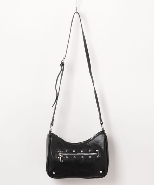 frunco(フランコ)の「2wayスタッズBAG(ショルダーバッグ・レディース・ブラック/ホワイト/ブラウン・FREE)」の2枚目の写真