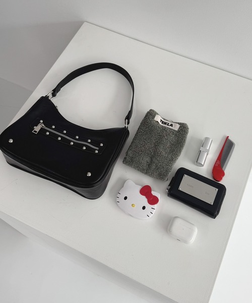 frunco(フランコ)の「2wayスタッズBAG(ショルダーバッグ・レディース・ブラック/ホワイト/ブラウン・FREE)」の14枚目の写真