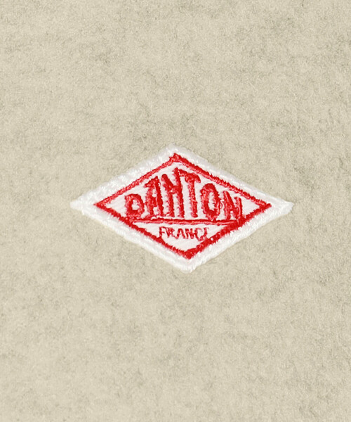 DANTON(ダントン)の「WOMEN'S FLEECE COLLARLESS COAT(カーディガン/ボレロ・レディース・クリーム/ブラック/チャコール・38/36/34)」の12枚目の写真