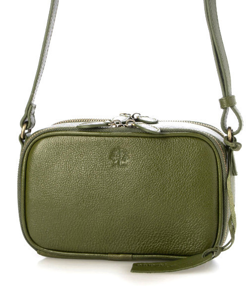 ATLANTA（アトランタ）の「アトランタ ATLANTA / 牛革BOX型ウォレットショルダー（ショルダーバッグ・レディース・イエロー/シルバー系その他3/キャメル/グリーン/グレイッシュベージュ/アイボリー/ブラック・FREE）」の5枚目の写真