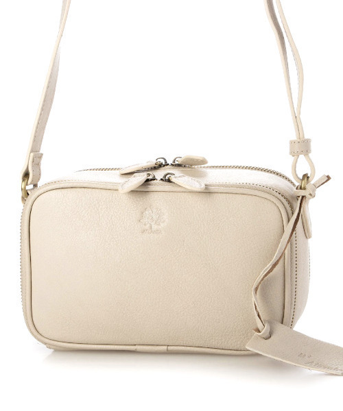 ATLANTA（アトランタ）の「アトランタ ATLANTA / 牛革BOX型ウォレットショルダー（ショルダーバッグ・レディース・イエロー/シルバー系その他3/キャメル/グリーン/グレイッシュベージュ/アイボリー/ブラック・FREE）」の2枚目の写真