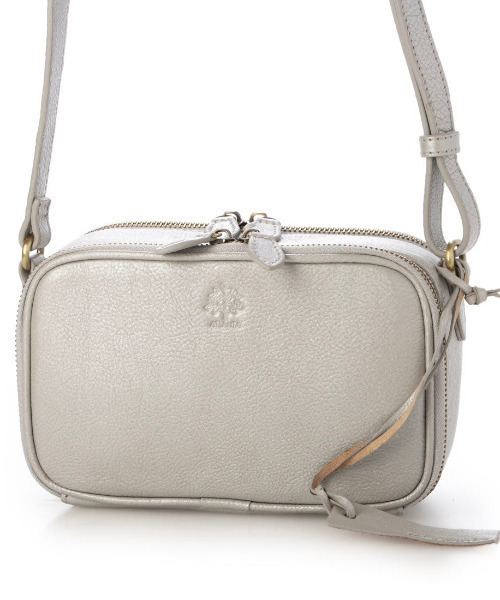 ATLANTA（アトランタ）の「アトランタ ATLANTA / 牛革BOX型ウォレットショルダー（ショルダーバッグ・レディース・イエロー/シルバー系その他3/キャメル/グリーン/グレイッシュベージュ/アイボリー/ブラック・FREE）」の7枚目の写真