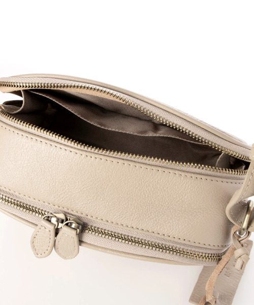 ATLANTA（アトランタ）の「アトランタ ATLANTA / 牛革BOX型ウォレットショルダー（ショルダーバッグ・レディース・イエロー/シルバー系その他3/キャメル/グリーン/グレイッシュベージュ/アイボリー/ブラック・FREE）」の21枚目の写真