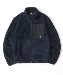 LOGOS | 2025AW LOGOS/ロゴス シャギーボア ポケット異素材切替スタンドジャケット(ブルゾン)