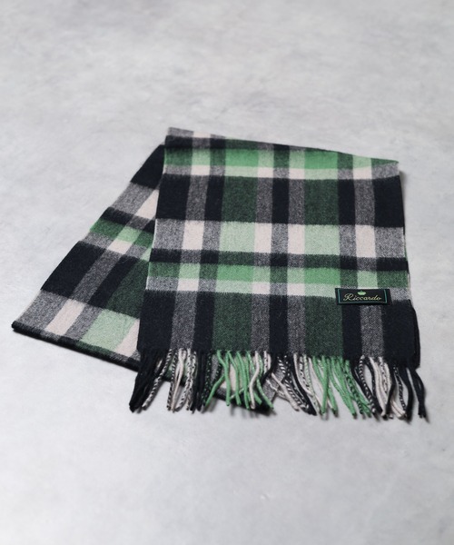 ARCHIVER（アーカイバ）の「【RES】ウールクラシックデザインマフラー（マフラー・メンズ・グレー/ブラウン・FREE）」の6枚目の写真