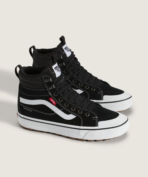 VANS(バンズ)の「スケートハイ ウォータープルーフ インシュレーテッド / MTE Sk8-Hi Waterproof Insulate VN000DAQBA21(スニーカー・メンズ・ブラック×ホワイト・7/6.5/6/5.5/12/11.5/11/10.5/10/9.5/9/8.5/8/7.5/5)」の2枚目の写真