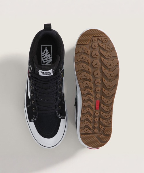 VANS(バンズ)の「スケートハイ ウォータープルーフ インシュレーテッド / MTE Sk8-Hi Waterproof Insulate VN000DAQBA21(スニーカー・メンズ・ブラック×ホワイト・7/6.5/6/5.5/12/11.5/11/10.5/10/9.5/9/8.5/8/7.5/5)」の3枚目の写真