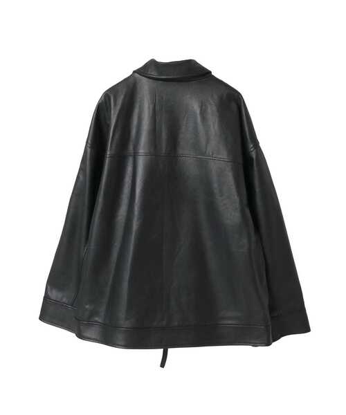 Liesse（リエス）の「【Le Mine/レミネ】レザージャケット（その他アウター・レディース・ブラック・FREE）」の9枚目の写真