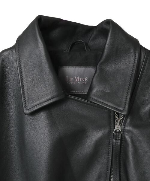 Liesse（リエス）の「【Le Mine/レミネ】レザージャケット（その他アウター・レディース・ブラック・FREE）」の10枚目の写真
