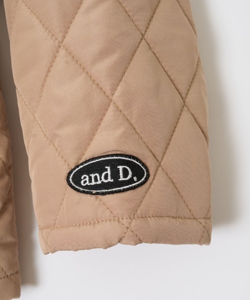 and D. petit main（アンドディープティマイン）の「キルティングジャケット/アウター（ブルゾン・キッズ・カーキ/ブラック/ベージュ・130cm/140cm/110cm/90cm/100cm/120cm）」の13枚目の写真