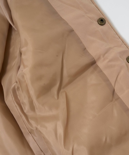 and D. petit main（アンドディープティマイン）の「キルティングジャケット/アウター（ブルゾン・キッズ・カーキ/ブラック/ベージュ・130cm/140cm/110cm/90cm/100cm/120cm）」の15枚目の写真