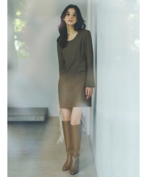 ボクシーミニワンピース（ワンピース）｜anuans（アニュアンス）の