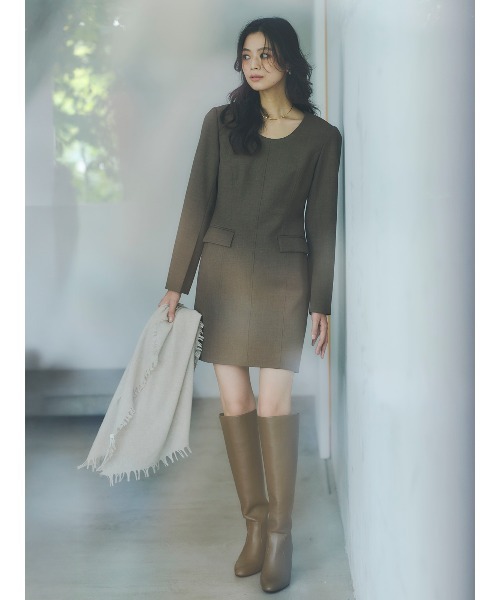 ボクシーミニワンピース（ワンピース）｜anuans（アニュアンス）の