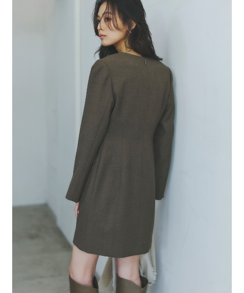 ボクシーミニワンピース（ワンピース）｜anuans（アニュアンス）の