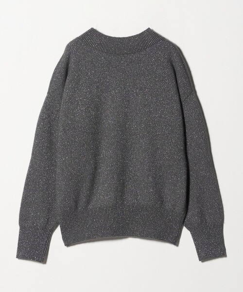 UNITED ARROWS（ユナイテッドアローズ）の「フォックス ウール ラメ Vネック ニット（ニット/セーター・レディース・オフホワイト/ライトグレー/ダークグレー・FREE）」の16枚目の写真