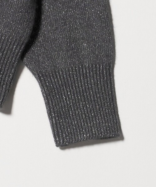 フォックス ウール ラメ Vネック ニット（ニット/セーター）｜UNITED