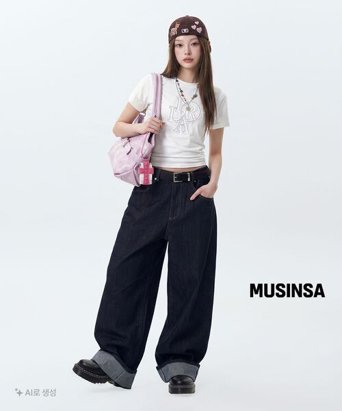 AAKAM(アーカム)の「シンチバックデニムパンツ(ブラック)(デニムパンツ・レディース・その他・1/2)」の19枚目の写真