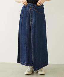 MILKFED. | ASYMMETRICAL LONG SKIRT(デニムスカート)