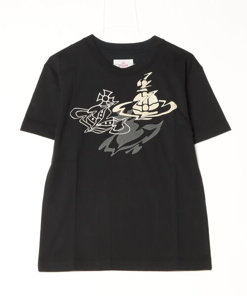 Vivienne Westwood MAN（ヴィヴィアンウエストウッドマン）の「LIQUID ORB RELAX T-SHIRT（Tシャツ/カットソー・メンズ・ブラック/ホワイト・L/M/S/XS）」の2枚目の写真