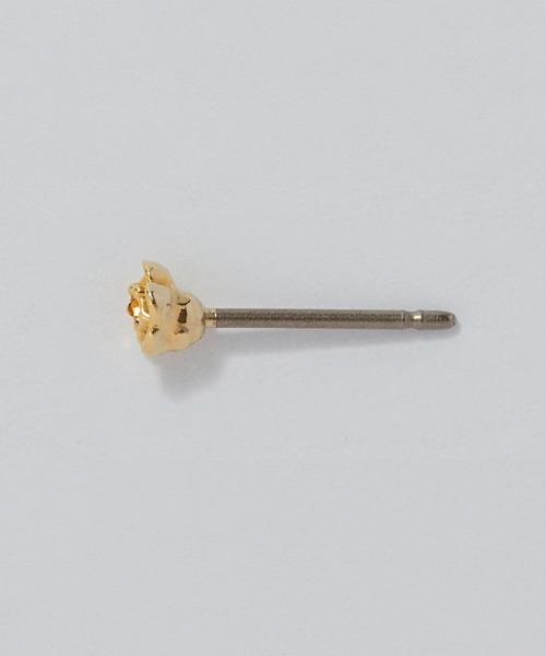 Phoebe（フィービィー）の「【金属アレルギー対応】プチフラワービジュースタッドピアス（片耳）（ピアス（片耳用）・レディース・クリア/ピンク/オレンジ・FREE）」の16枚目の写真