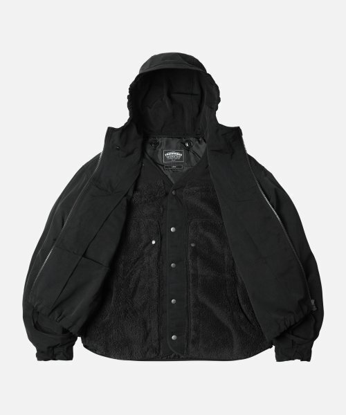 FRIZMWORKS(フリズムワークス)の「SMOCK HOODED PARKA 002 _ BLACK(その他アウター・レディース・その他・SMALL/MEDIUM/LARGE/X-LARGE)」の2枚目の写真