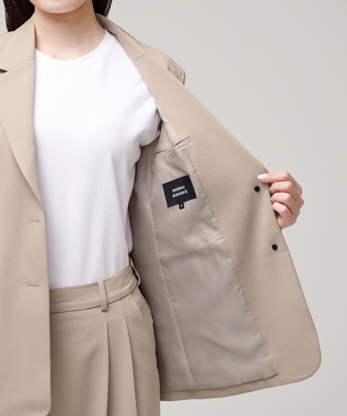 MUSINSA STANDARD WOMAN（ムシンサスタンダードウーマン）の「ウィメンズベーシックブレザー[ベージュ]（テーラードジャケット・レディース・その他・SMALL/MEDIUM/LARGE/X-LARGE/X-SMALL）」の9枚目の写真
