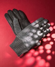 green label relaxing | フランネル×ラムレザー グローブ -タッチパネル対応-(手袋)