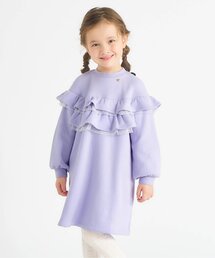 apres les cours | 【WEB限定】あったか裏シャギーフリルワンピース_ジュニア対応(ワンピース)