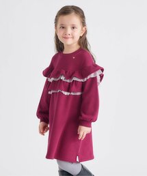 apres les cours | 【WEB限定】あったか裏シャギーフリルワンピース_ジュニア対応(ワンピース)