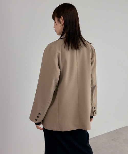 セール】【骨格ストレート向け】アソートダブルブレストジャケット
