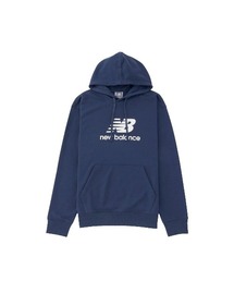 New Balance（ニューバランス）の「NEW BALANCE SE STACKED LOGO SWEAT HOODIE / ニューバランス スポーツ エッセンシャル スタックトロゴ スウェット フーディー / MT41501（パーカー）」