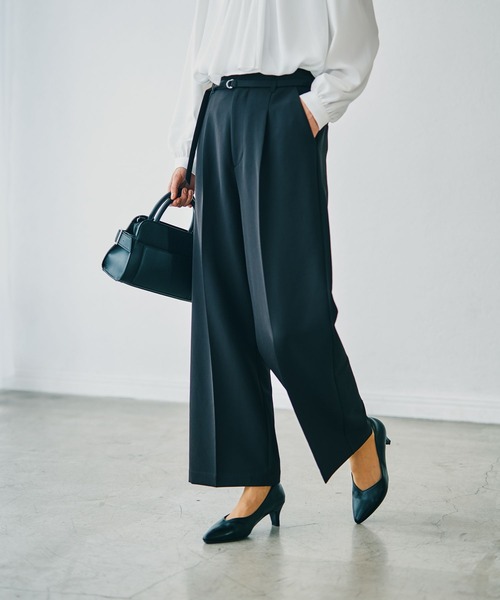 入卒式／セレモニー】Wクロスベルト付きワイドパンツ 598344（その他