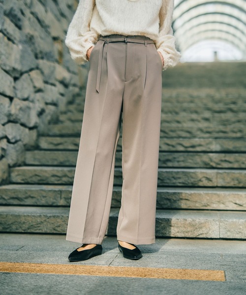 入卒式／セレモニー】Wクロスベルト付きワイドパンツ 598344（その他